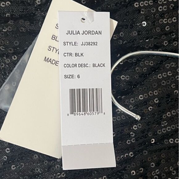 Julia Jordon Stretch Sequin Trapeze Dress - Picture 7 of 10